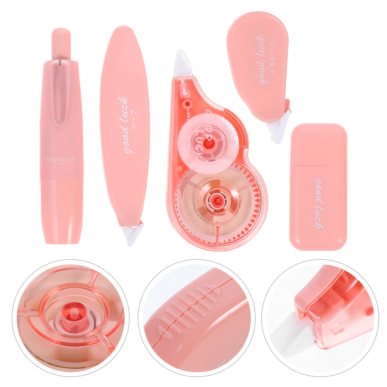 Correction Tape Roller - 5Pcs Portable Correction Tape Set For