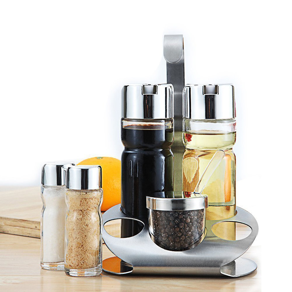 Paperclip Magnetic Set - 5Pcs Spice Jars Set Clear Lid
