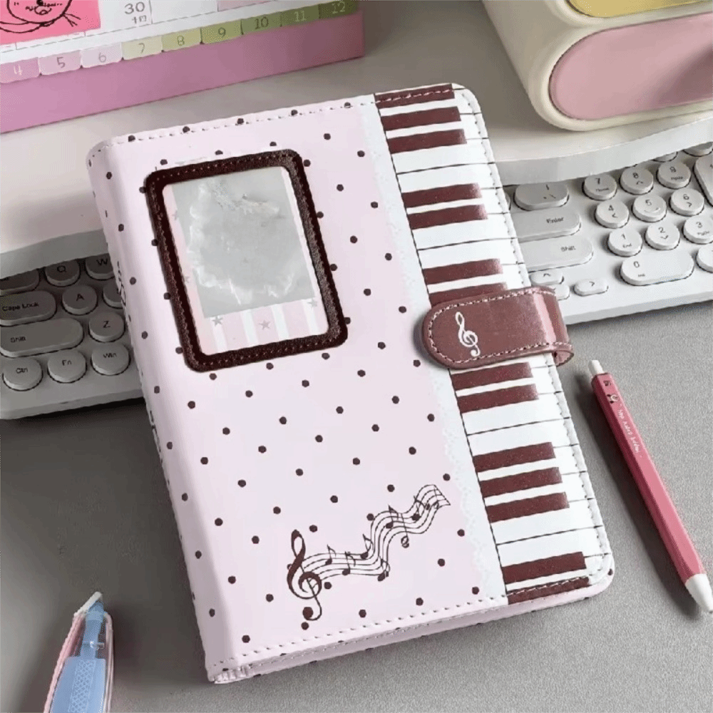 Polka Dot Piano Binder Noteboo - Notebook Dotted A5 review and price