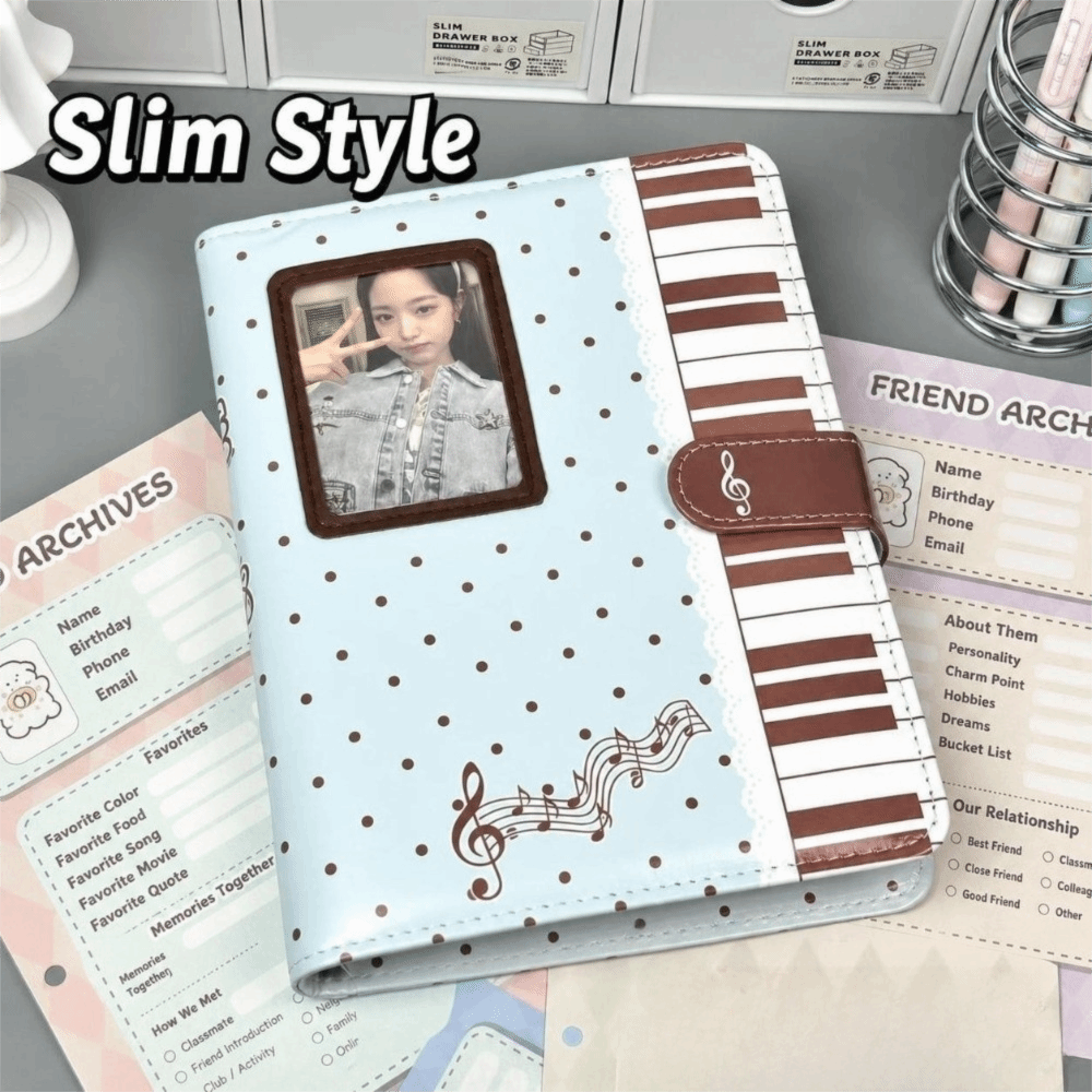Polka Dot Piano Binder Noteboo - Notebook Dotted A5 review and price