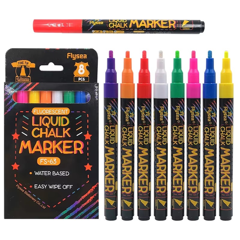 8 pcs Liquid Chalk Markers-Was - Whiteboard Marker Set review and price