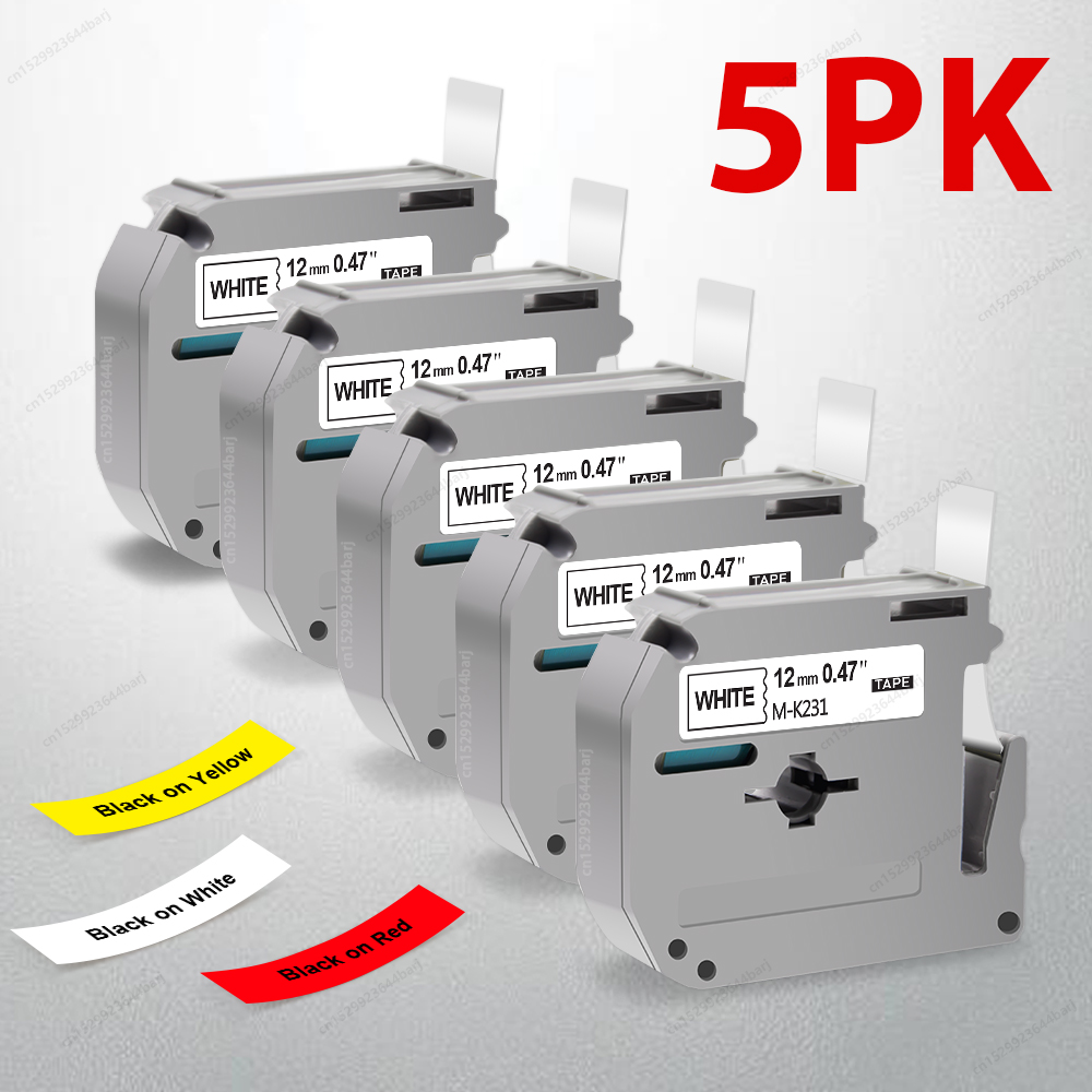 1/3/5Pack M-K231 M Tape Compat - Label Printer Tape review and price