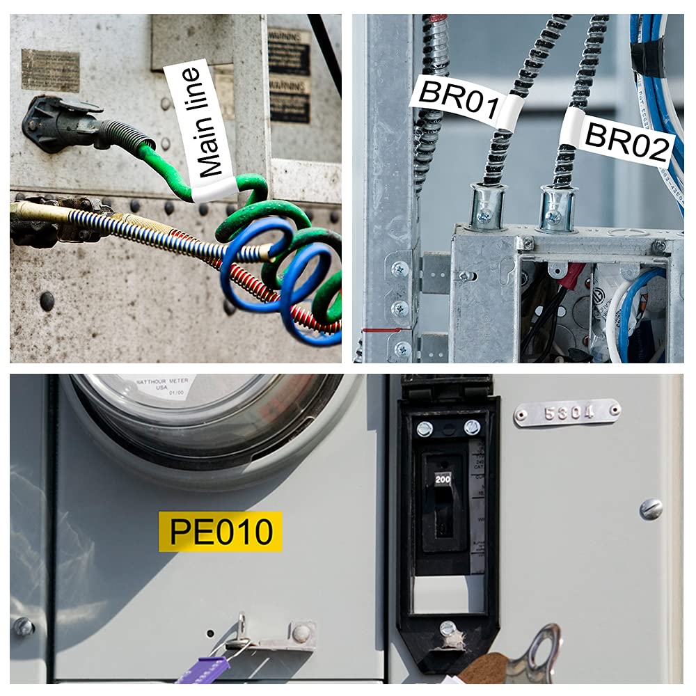 5PK Label Tape for P3100 E1000 - Label Printer Tape review and price