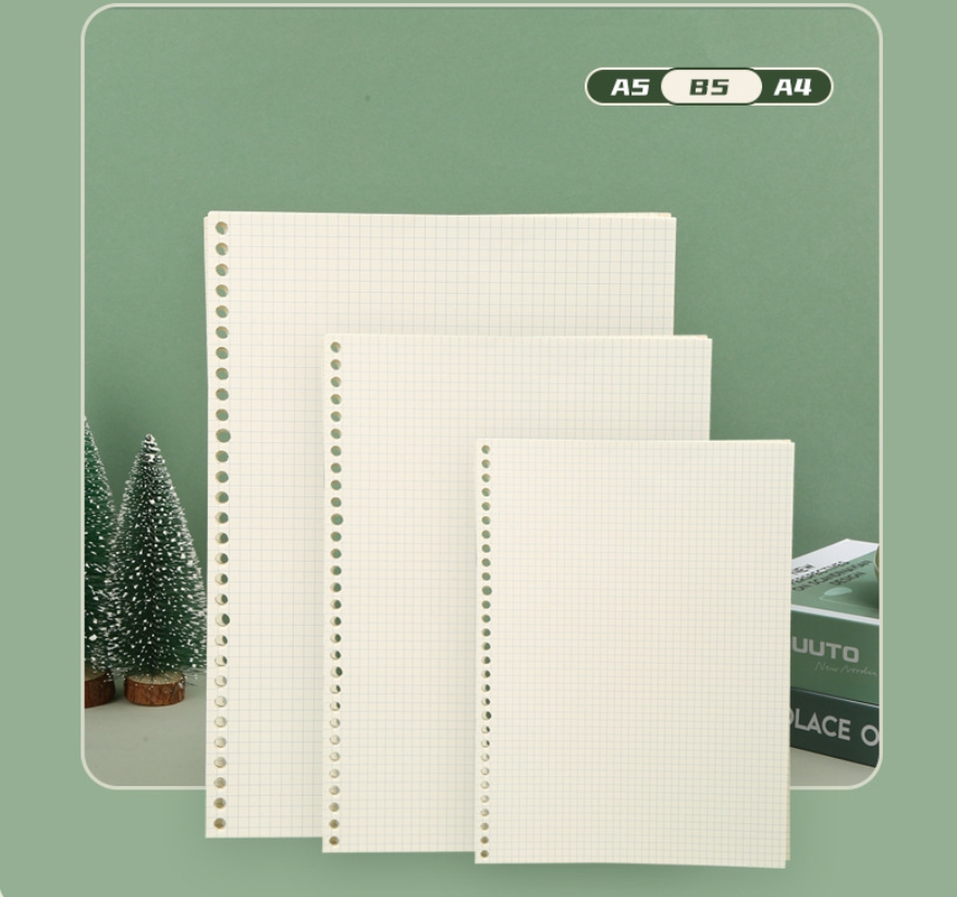 A5 B5 Line Grid 20Holes Loose- - Notebook Dotted A5 review and price
