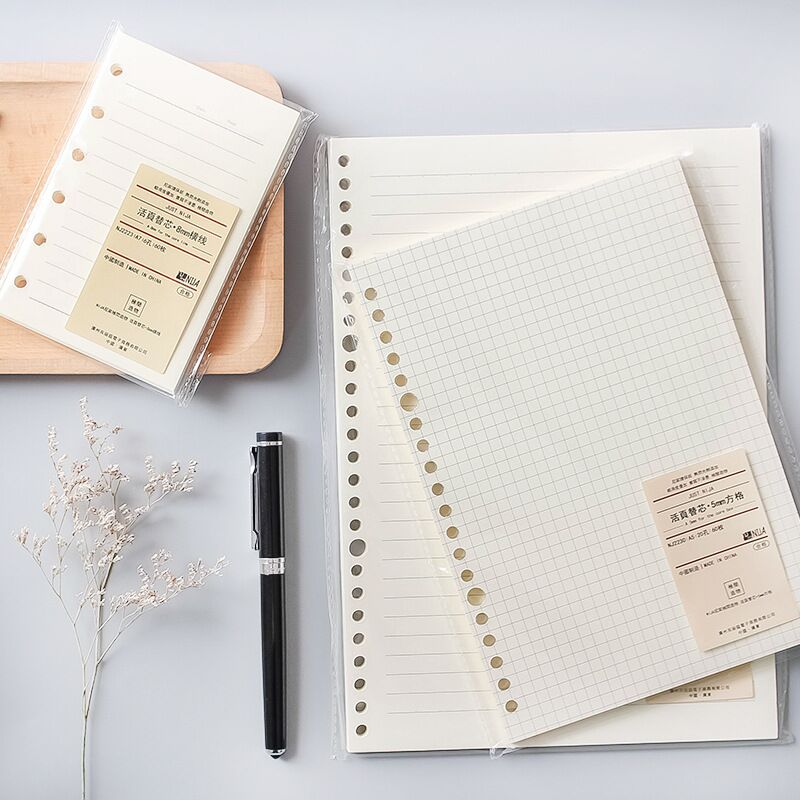 A5 B5 Line Grid 20Holes Loose- - Notebook Dotted A5 review and price