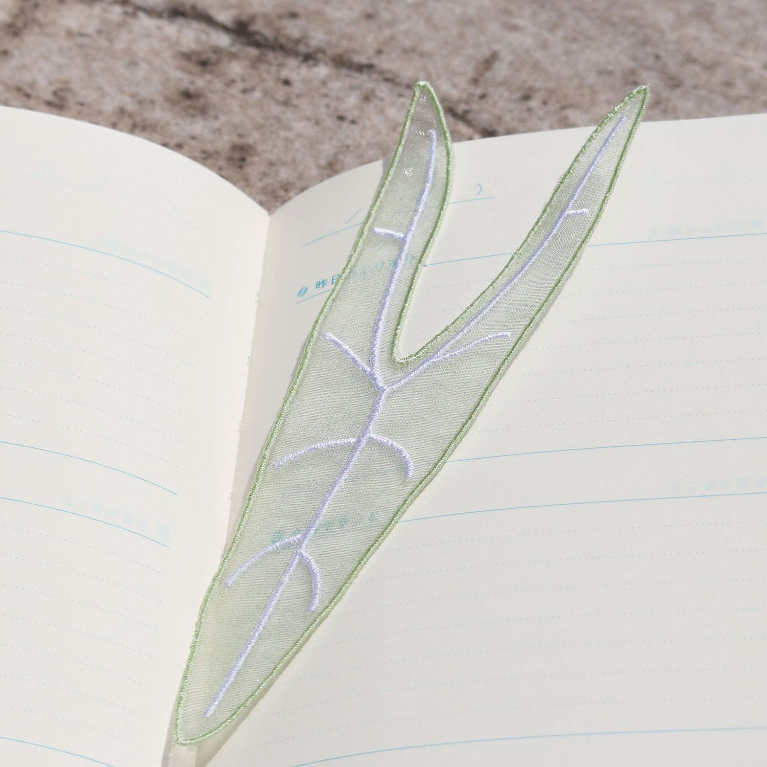 Organza Embroidery Leaf Bookma - Office Supply Office Stationery Items review and price