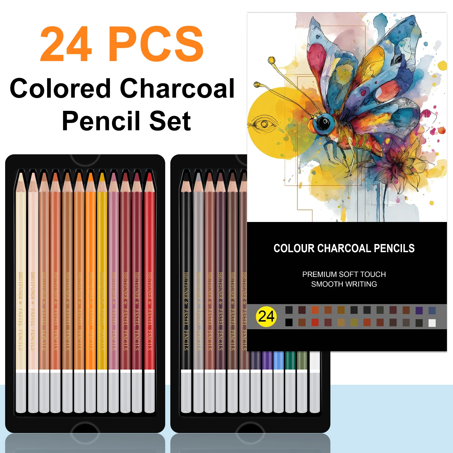 Pro Chalk-Pastel Color Pencils - Highlighter Set Pastel review and price