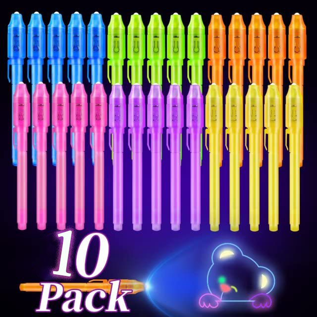 10pcs Invisible Ink Pen Magic  - Highlighter Set Pastel review and price