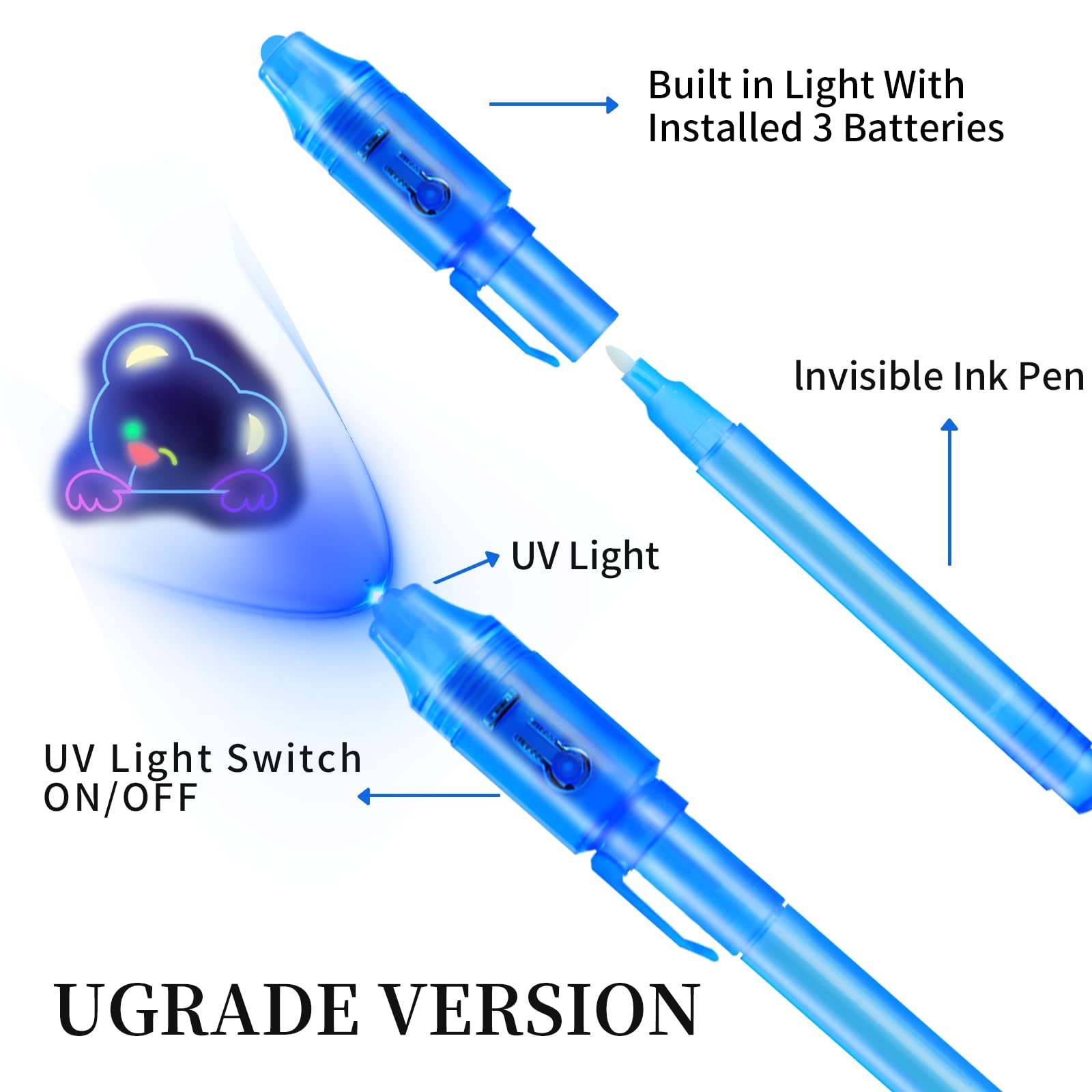 10pcs Invisible Ink Pen Magic  - Highlighter Set Pastel review and price