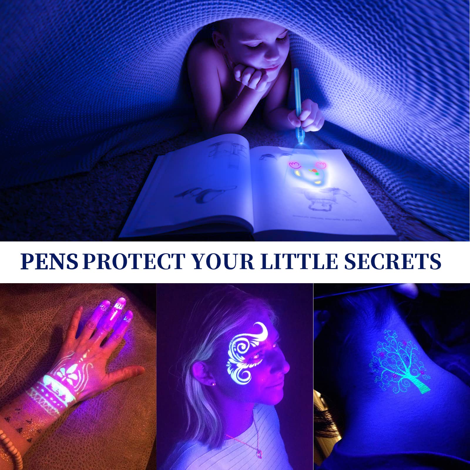 10pcs Invisible Ink Pen Magic  - Highlighter Set Pastel review and price
