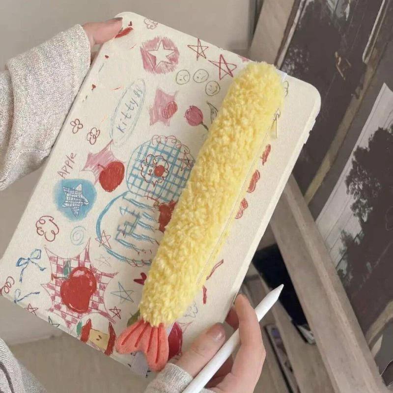 Adorable Shrimp Tail Plush Pen - Ideal Stationery & Office Supply review and price