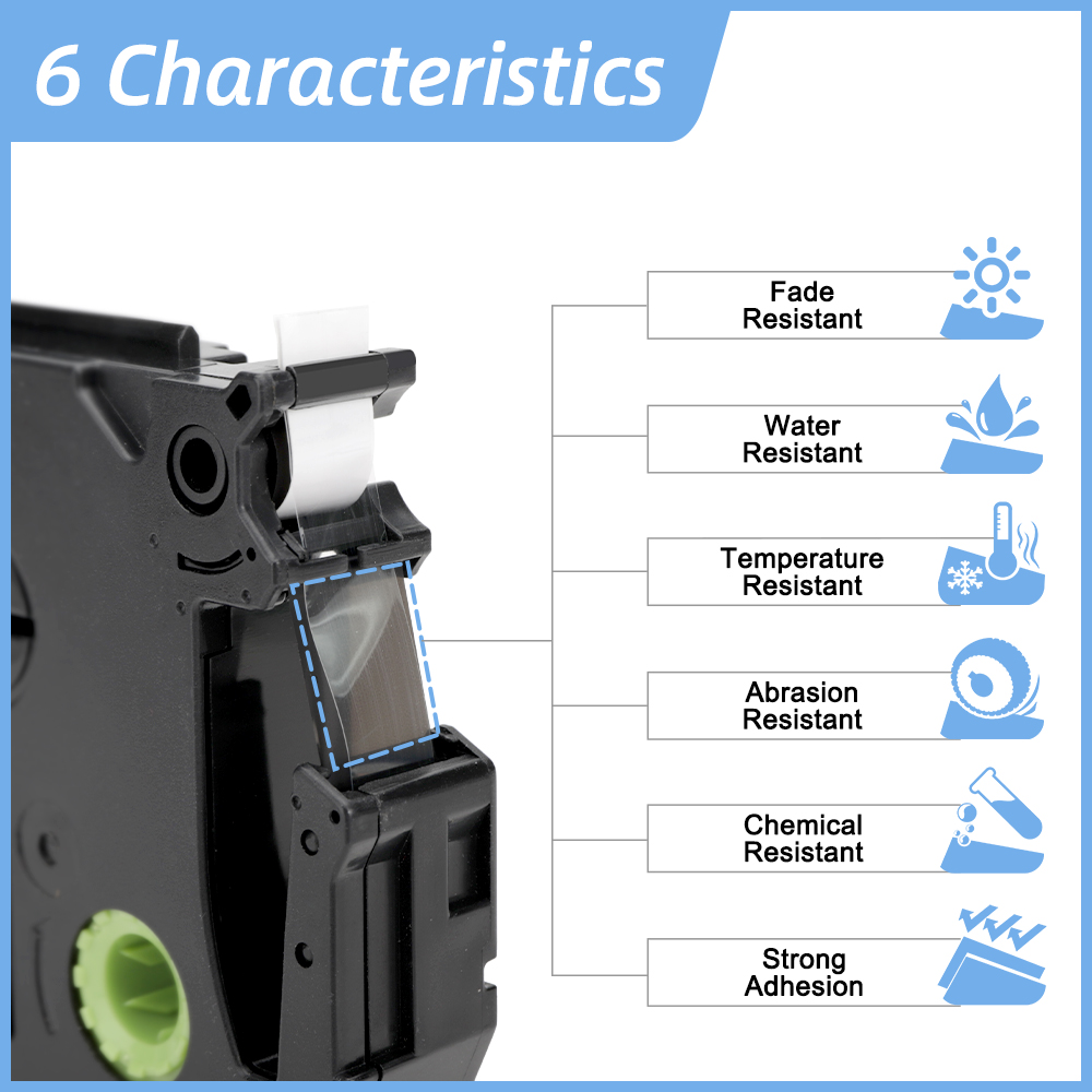 Multicolor TZe-FX231 Flexible  - Label Printer Tape review and price