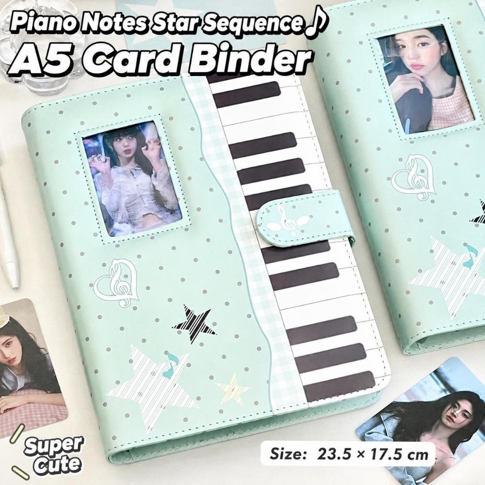Cute Polka Dot Piano Binder No - Notebook Dotted A5 review and price