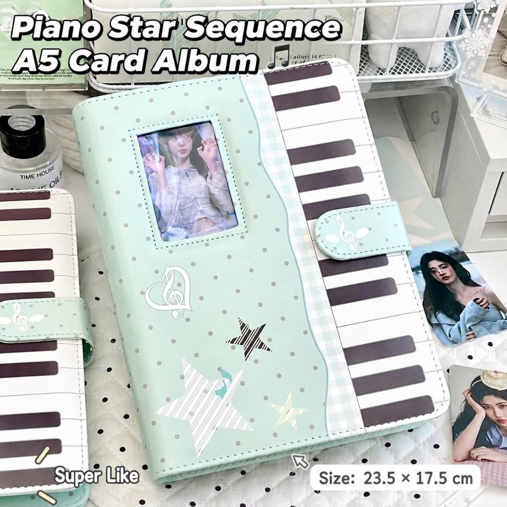 Cute Polka Dot Piano Binder No - Notebook Dotted A5 review and price