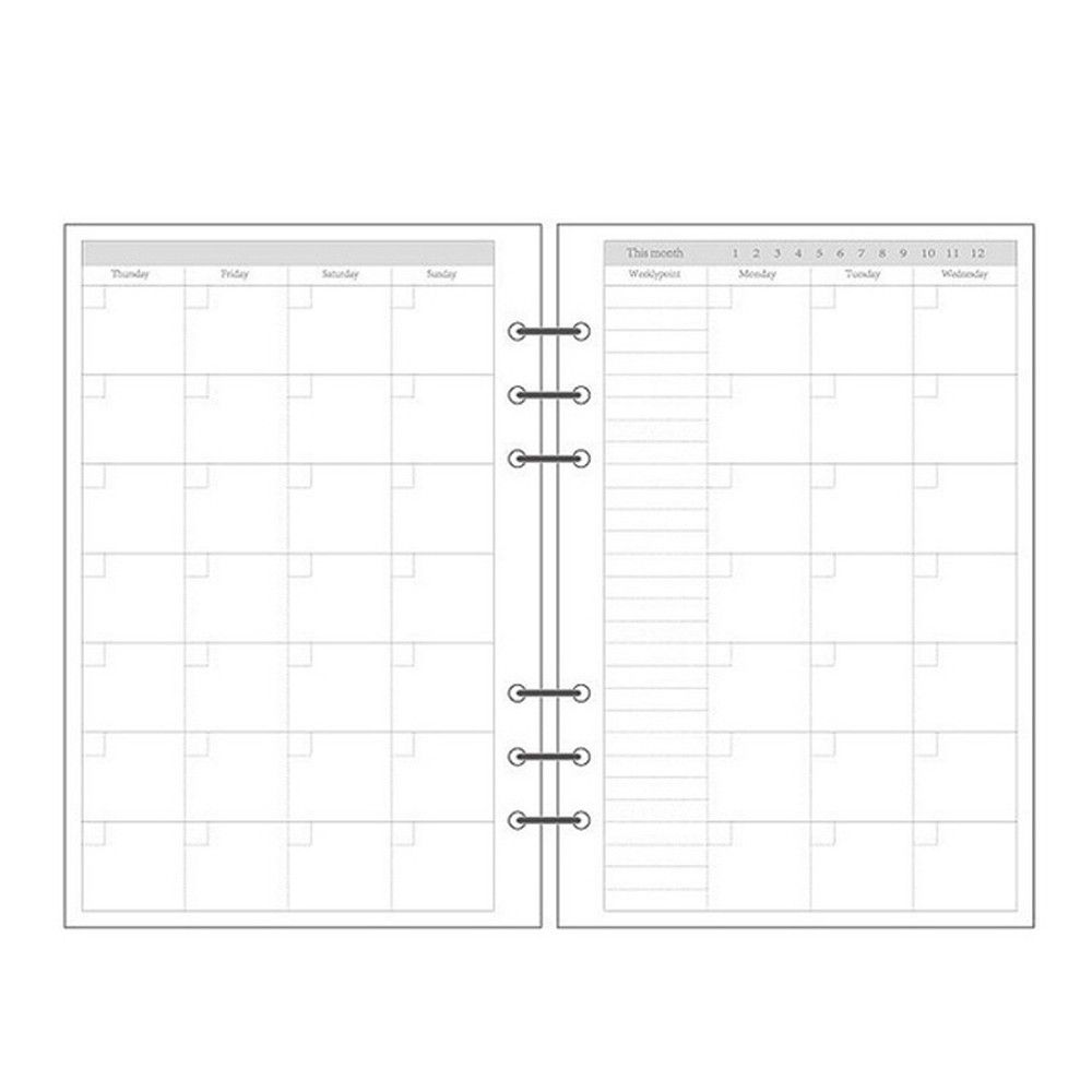 Grid Daily Planner 45 Sheets S - Notebook Dotted A5 review and price