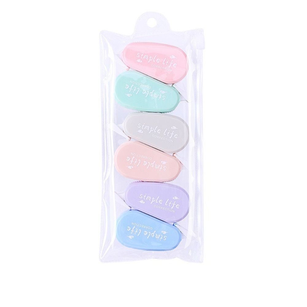 6PCS/Set Silent Correction Tap - Correction Tape Roller review and price